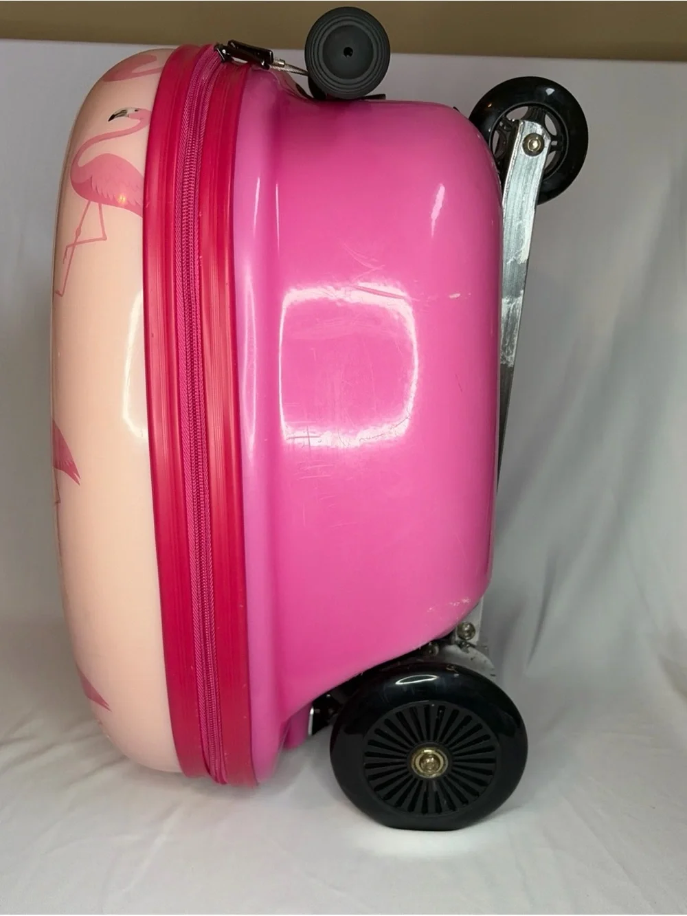 Zflyte Pink Flamingo Hard-Shell Kids Carry-On